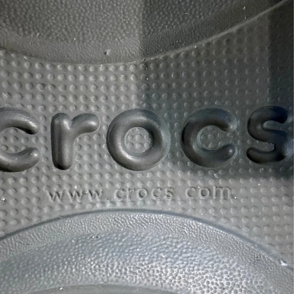 Crocs Busy Day Crisscross Ballet Flat Womens Size 10 Gray Comfort 205339